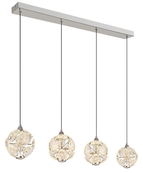 Globo 16047-4HC - Lustru LED pe cablu VIRINA LED/32W/230V