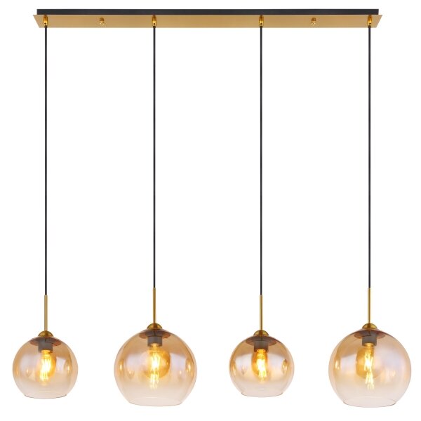 Globo 15788-4H - Candelabru suspendat pe cablu JAMESSA 4xE27/60W/230V, alamă