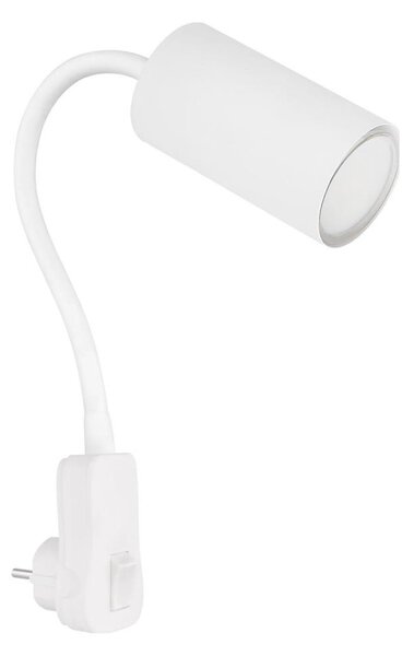 Globo 57911DPW - Spot de perete cu priză ROBBY 1xGU10/35W/230V, alb