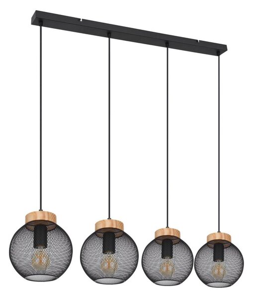 Globo 15663-4H - Lustru suspendat pe cablu PABLO 4xE27/40W/230V