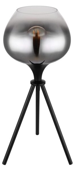 Globo 15548T1 - Lampă de masă MAXY 1xE27/40W/230V neagră