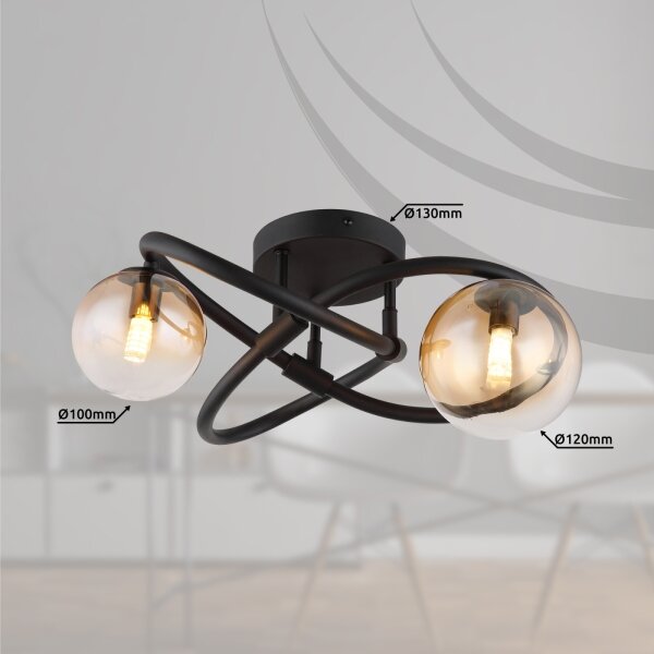 Globo 56141-2D - Lustră LED aplicată TUBERIUS 2xG9/3,5W/230V