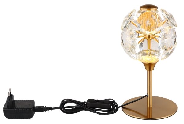 Globo 16047T - Lampă de birou LED VIRINA LED/8W/230V 3000K aurie