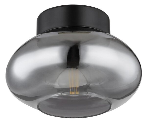 Globo 15572D - Plafonieră SHAUN 1xE27ILLU/40W/230V neagră