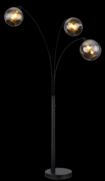 Globo 58227-3B - Lampă de podea NEWCASTLE 3xE27/60W/230V