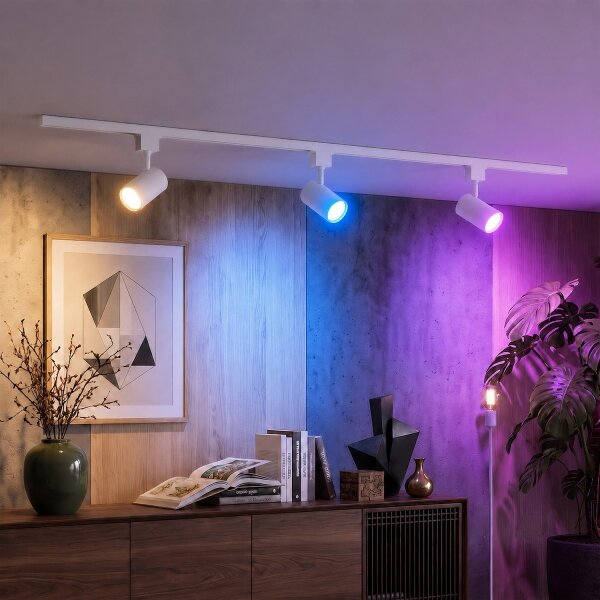 Philips-LED Spot reglabil pentru sistem de șină EASYLINK HUE 3xGU10/4,7W/230V 1m alb