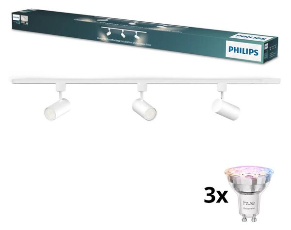 Philips-LED Spot reglabil pentru sistem de șină EASYLINK HUE 3xGU10/4,7W/230V 1m alb
