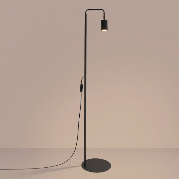 Sollux SL.2015 - Lampadar KARBON 1xGU10/10W/230V negru