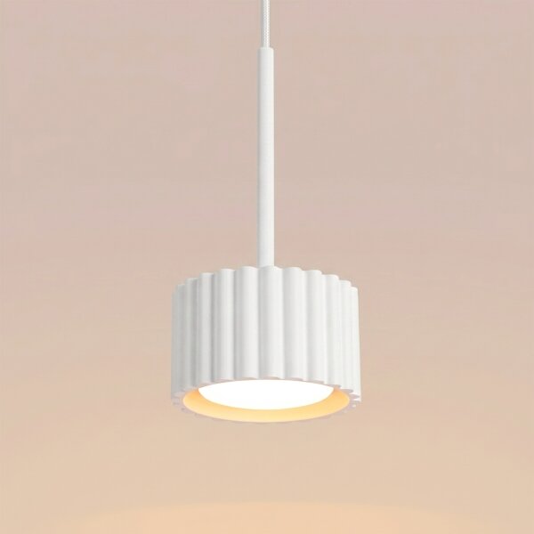 Sollux SL.2676 - Lustru suspendat pe cablu AURA 1xGX53/10W/230V alb