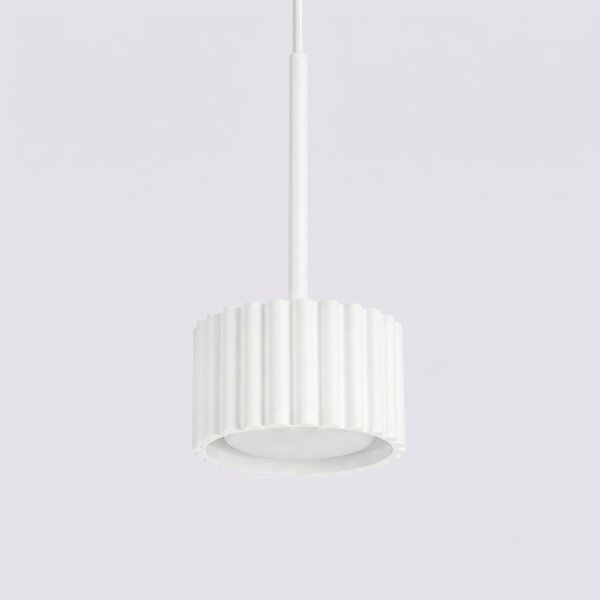 Sollux SL.2676 - Lustru suspendat pe cablu AURA 1xGX53/10W/230V alb
