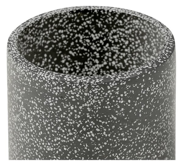 Set 2 ghivece gri închis Bonami Selection Terrazzo, ø 26 cm