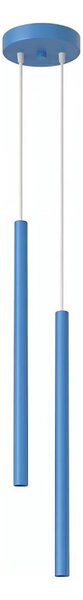 Sollux SL.2150 - Lustru suspendat pe cablu PASTELO 2xG9/8W/230V albastru