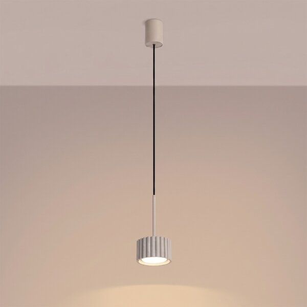 Sollux SL.2683 - Lustră suspendată pe cablu AURA 1xGX53/10W/230V taupe
