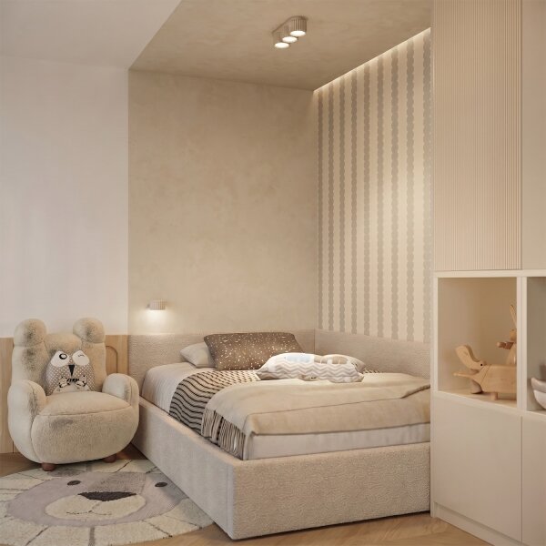 Sollux SL.2614 - Aplica de perete AURA 1xGX53/10W/230V culoare crem