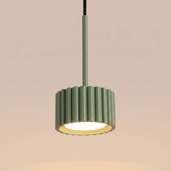 Sollux SL.2679 - Lustră suspendată pe cablu AURA 1xGX53/10W/230V verde