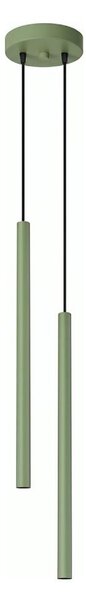 Sollux SL.2134 - Lustră suspendată pe cablu PASTELO 2xG9/8W/230V verde