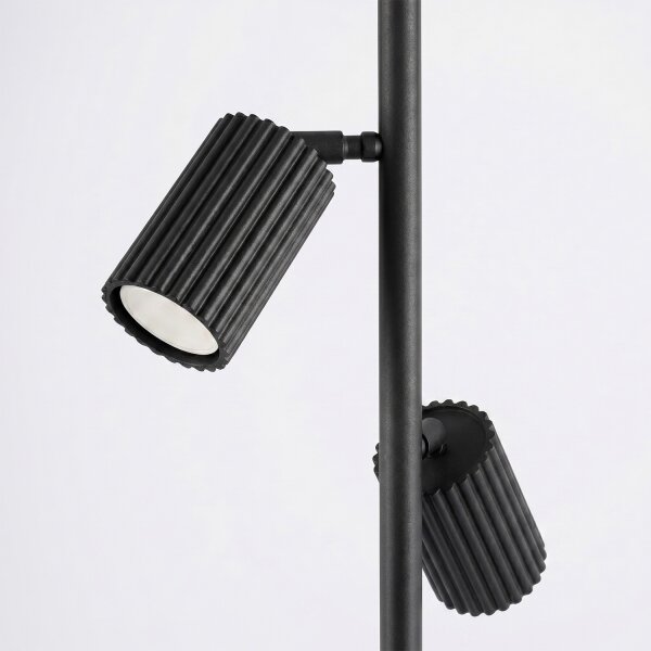 Sollux SL.2016 - Lampadar KARBON 3xGU10/10W/230V negru