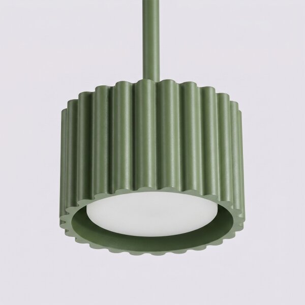 Sollux SL.2679 - Lustră suspendată pe cablu AURA 1xGX53/10W/230V verde