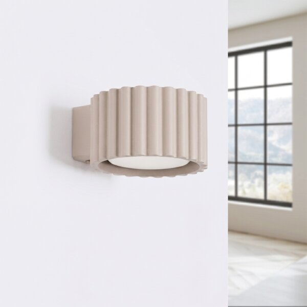 Sollux SL.2619 - Aplică de perete AURA 1xGX53/10W/230V taupe