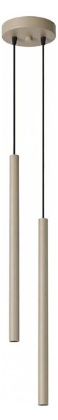 Sollux SL.2118 - Lustră suspendată pe cablu PASTELO 2xG9/8W/230V taupe