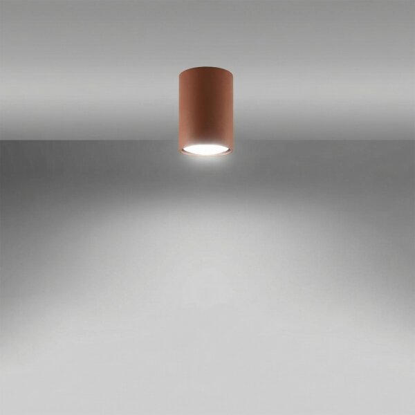 Sollux SL.2068 - Lampă spot LAGOS 1xGU10/10W/230V maro