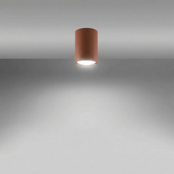 Sollux SL.2068 - Lampă spot LAGOS 1xGU10/10W/230V maro