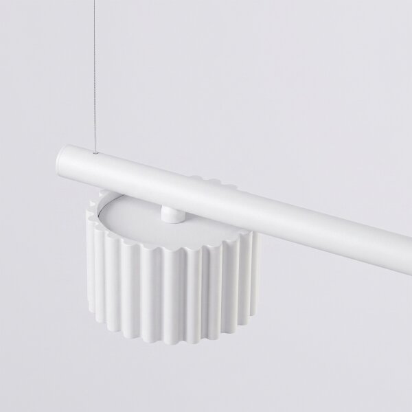 Sollux SL.2695 - Lustru suspendat pe cablu AURA 4xGX53/10W/230V alb