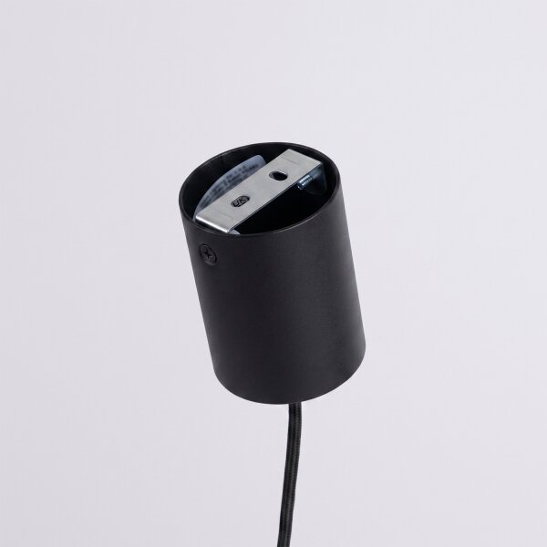 Sollux SL.2677 - Lustră suspendată pe cablu AURA 1xGX53/10W/230V neagră