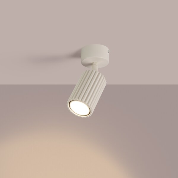 Sollux SL.1914 - Lampă spot KARBON 1xGU10/10W/230V crem