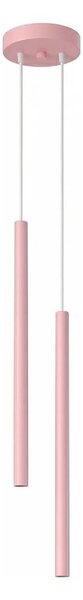 Sollux SL.2130 - Lustra suspendată pe cablu PASTELO 2xG9/8W/230V roz