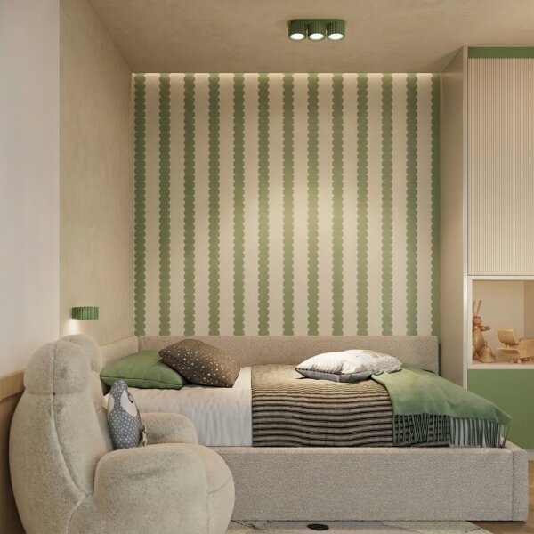 Sollux SL.2615 - Aplica de perete AURA 1xGX53/10W/230V verde