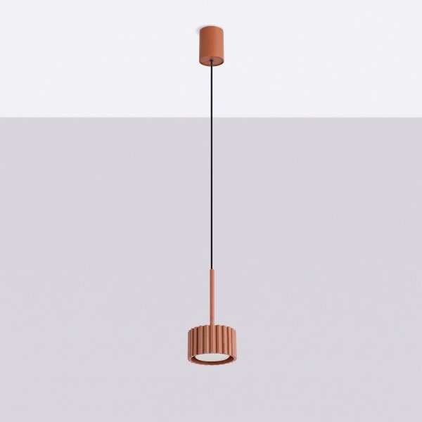 Sollux SL.2680 - Pendul suspendat AURA 1xGX53/10W/230V roșu