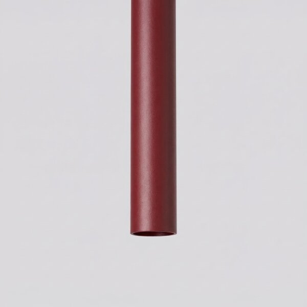 Sollux SL.2121 - Pendul pe cablu PASTELO 1xG9/8W/230V roșu