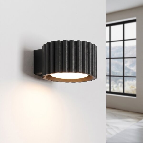 Sollux SL.2613 - Aplică de perete AURA 1xGX53/10W/230V neagră