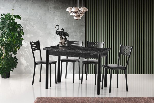 Masă Polo Dining Table, Nuc, 110x75x70 cm