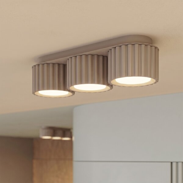 Sollux SL.2635 - Corp de iluminat tip spot AURA 3xGX53/10W/230V taupe