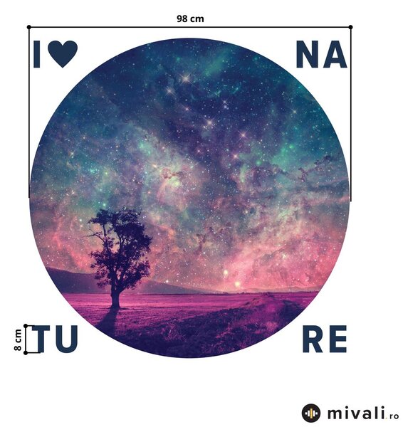 Autocolante de perete - Univers cu inscripție