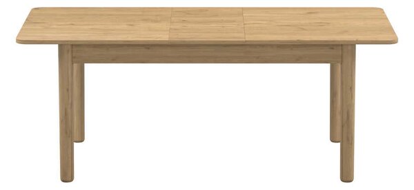 Masa Dining Extensibila Adore Bohem, Stejar, 160-200x78x90 cm