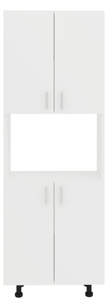 Dulap haaus Arno, 4 Usi, Alb, 56 x 30 x 161 cm