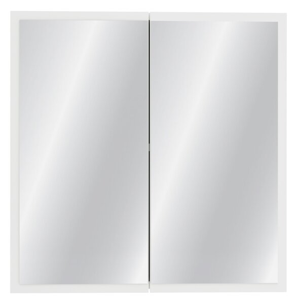 Corp haaus Teno, Suspendat, Alb, cu oglinzi, 60 x 13 x 60 cm