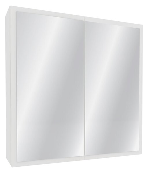 Corp haaus Teno, Suspendat, Alb, cu oglinzi, 60 x 13 x 60 cm