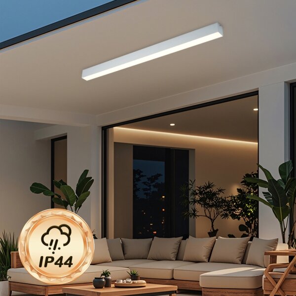 Brilagi - Plafonieră LED pentru baie SLEEKLINE LED/40W/230V, argintie, IP44