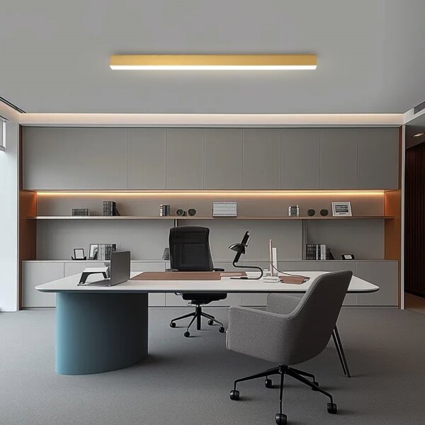 Brilagi - Lampă de tavan LED dimabilă SLEEKLINE LED/40W/230V Wi-Fi Tuya aurie + telecomandă