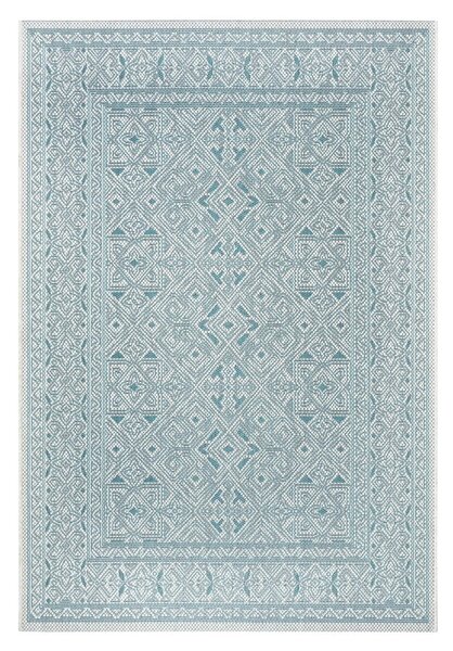 Covor adecvat pentru exterior NORTHRUGS Cuadrado, 200 x 290 cm, turcoaz - bej