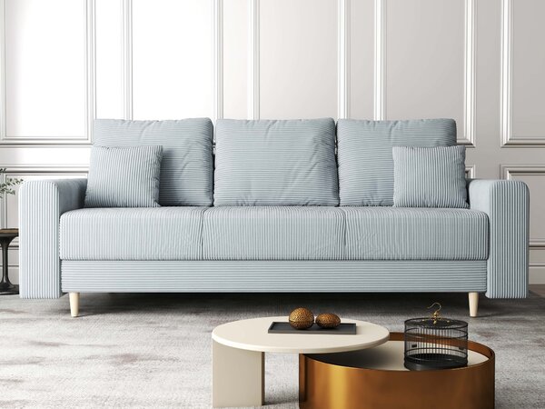 Canapea extensibilă dumonde cu ladă de depozitare Kronos Zoom Gri 210x100 cm