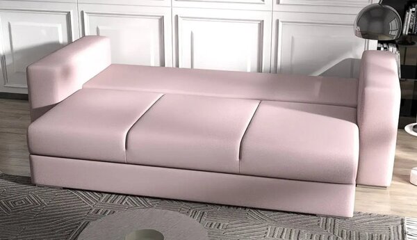 Canapea extensibilă dumonde cu ladă de depozitare Gloria Enjoy Flamingo 240x100 cm