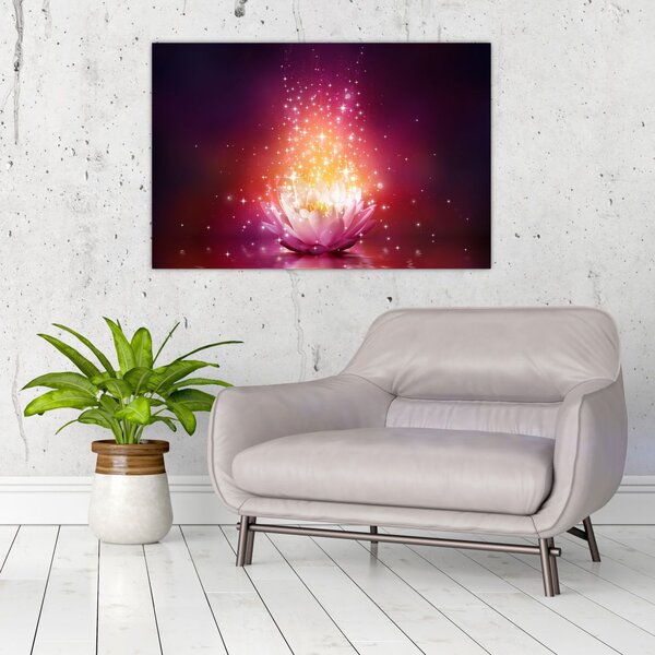 Tablou cu floare de lotus (90x60 cm)