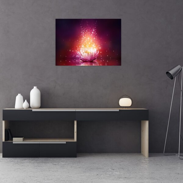 Tablou cu floare de lotus (70x50 cm)