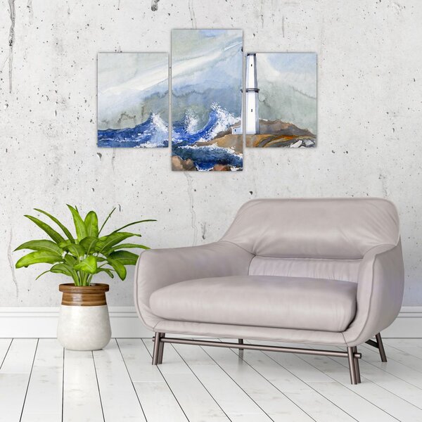 Tablou cu pictura farului (90x60 cm)