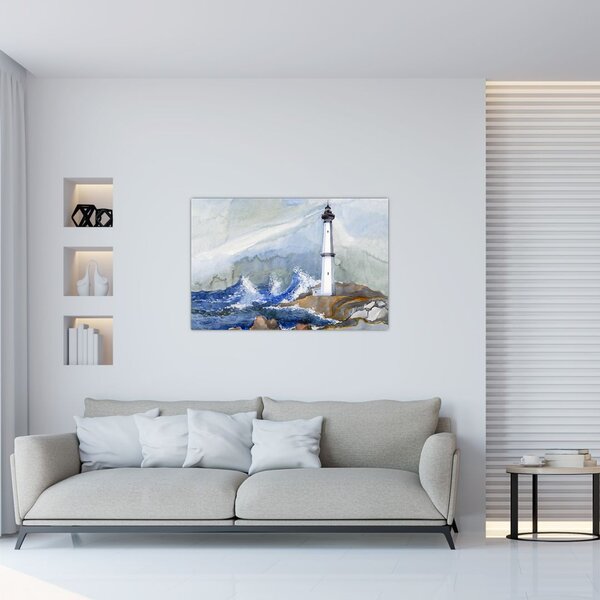 Tablou cu pictura farului (90x60 cm)